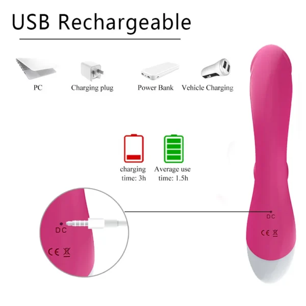 musipassion USB rechargeable vibrator